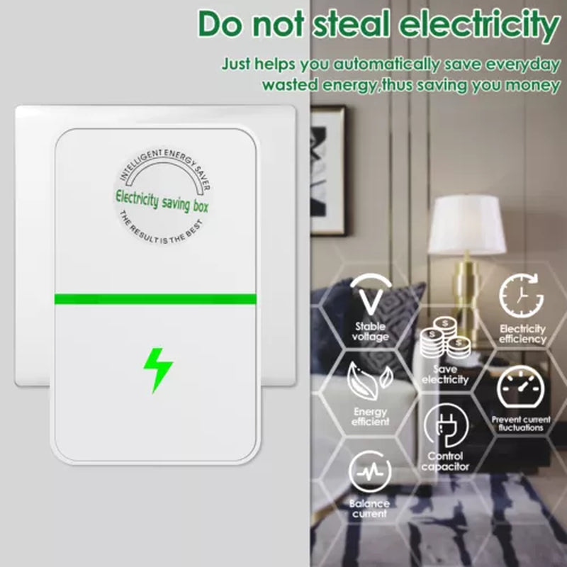 4 X Energy Saving Device New Elon Musk 90V-250V Stop-Watt Energy Saver Household