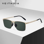 Brand Fashion Sunglasses Stainless Steel High-Definition Nylon Lens Polarized UV400 Eyeglasses for Men Women, 8212