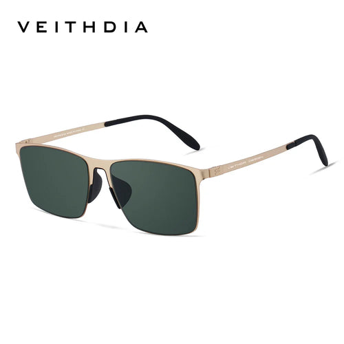 Brand Fashion Sunglasses Stainless Steel High-Definition Nylon Lens Polarized UV400 Eyeglasses for Men Women, 8212