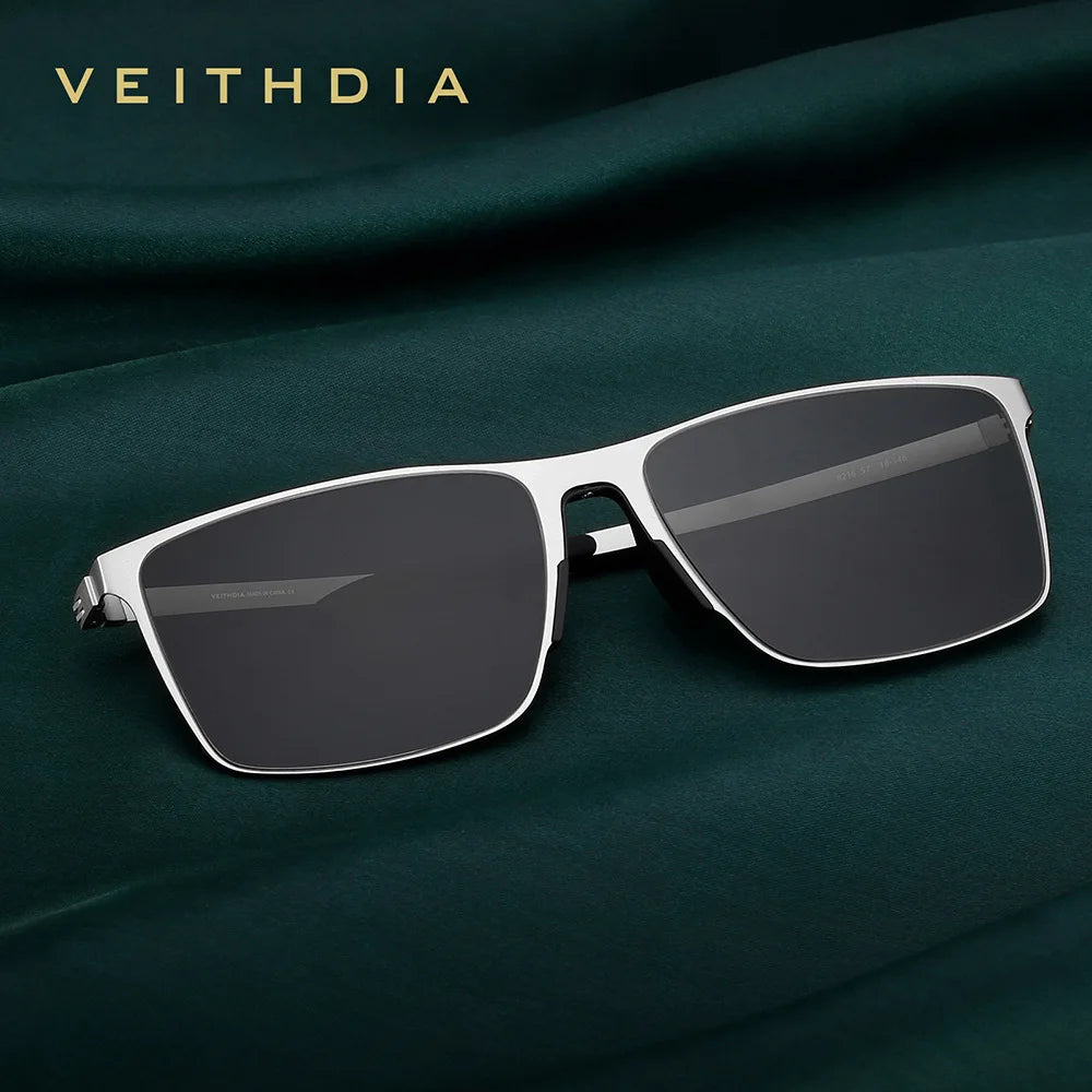 Brand Fashion Sunglasses Stainless Steel High-Definition Nylon Lens Polarized UV400 Eyeglasses for Men Women, 8212