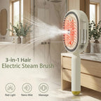 Electric Steam Hair Brush Comb & Mist Function Simultaneously Stronger Ion Technology Less Breakage No Residue for Beautiful Hai
