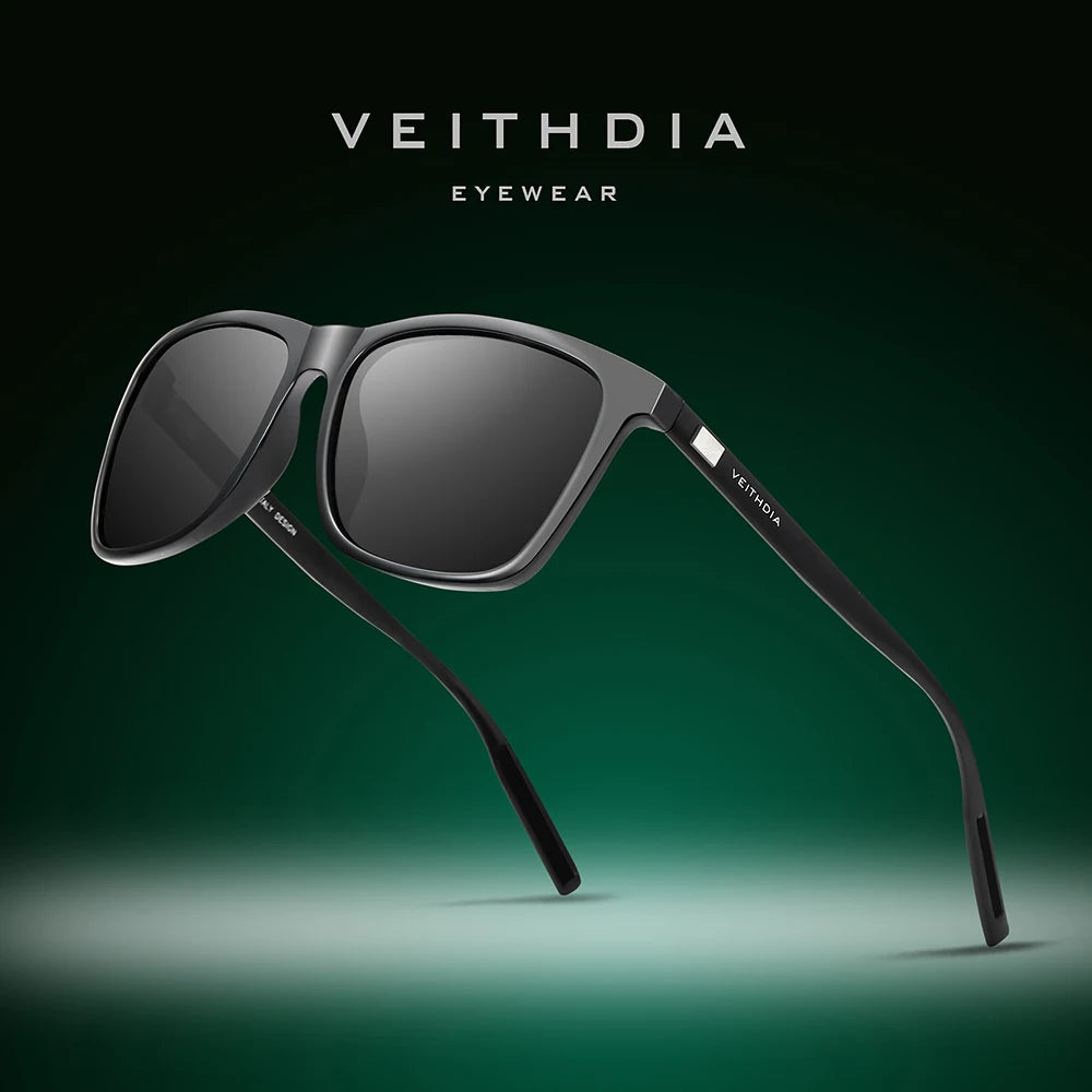 Brand Sunglasses Unisex Retro Aluminum+Tr90 Sunglasses Polarized Lens Vintage Eyewear Sun Glasses for Men/Women 6108